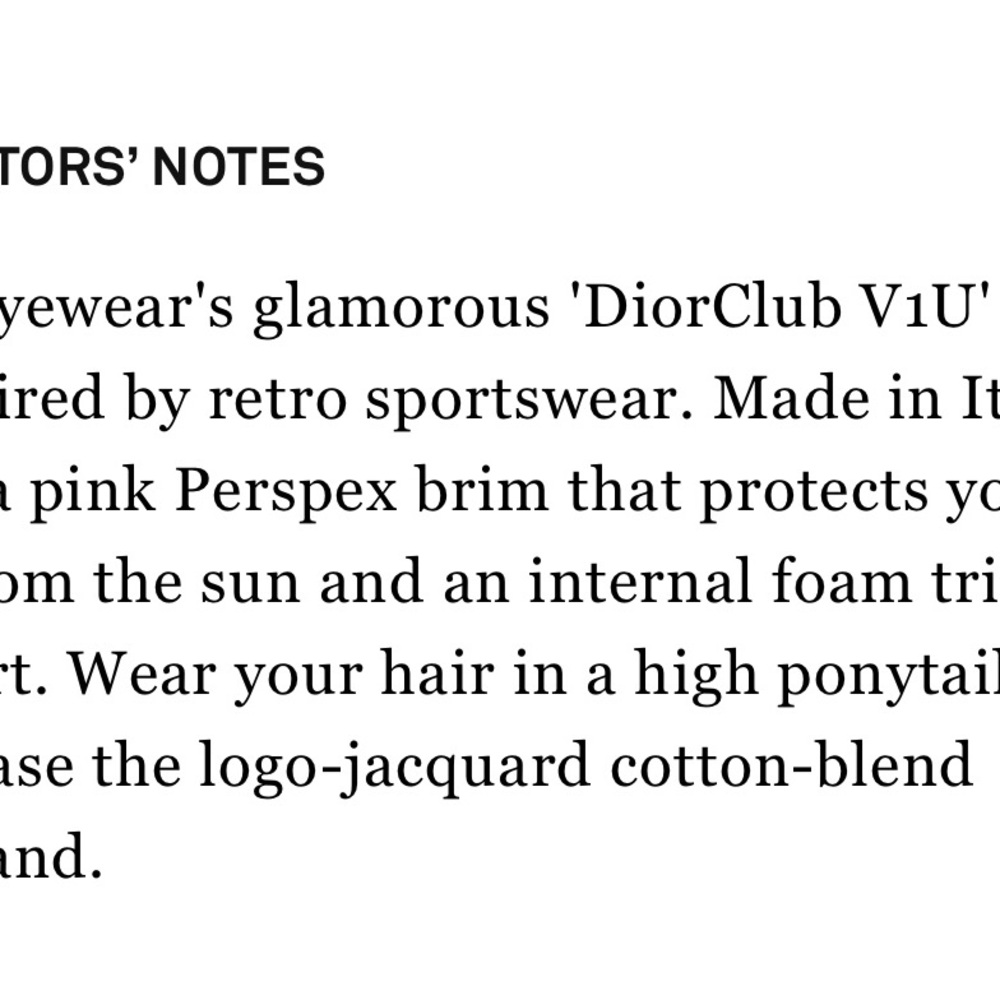 Dior Beige and Tan Sun Visor - Picture 6 of 6